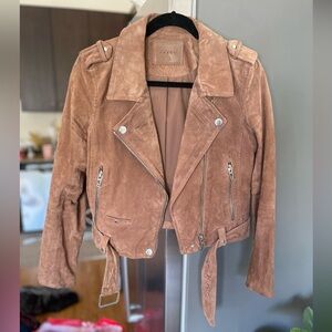 BLANKNYC Suede Moto Jacket
